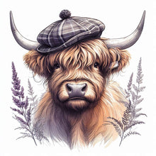 Load image into Gallery viewer, 2026 Highland Cow wall calendar size A4