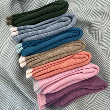 Load image into Gallery viewer, British wool slipper socks, size 4-7