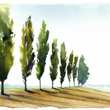 Load image into Gallery viewer, 2024 Calendar | Trees and Woodlands Watercolour | A4
